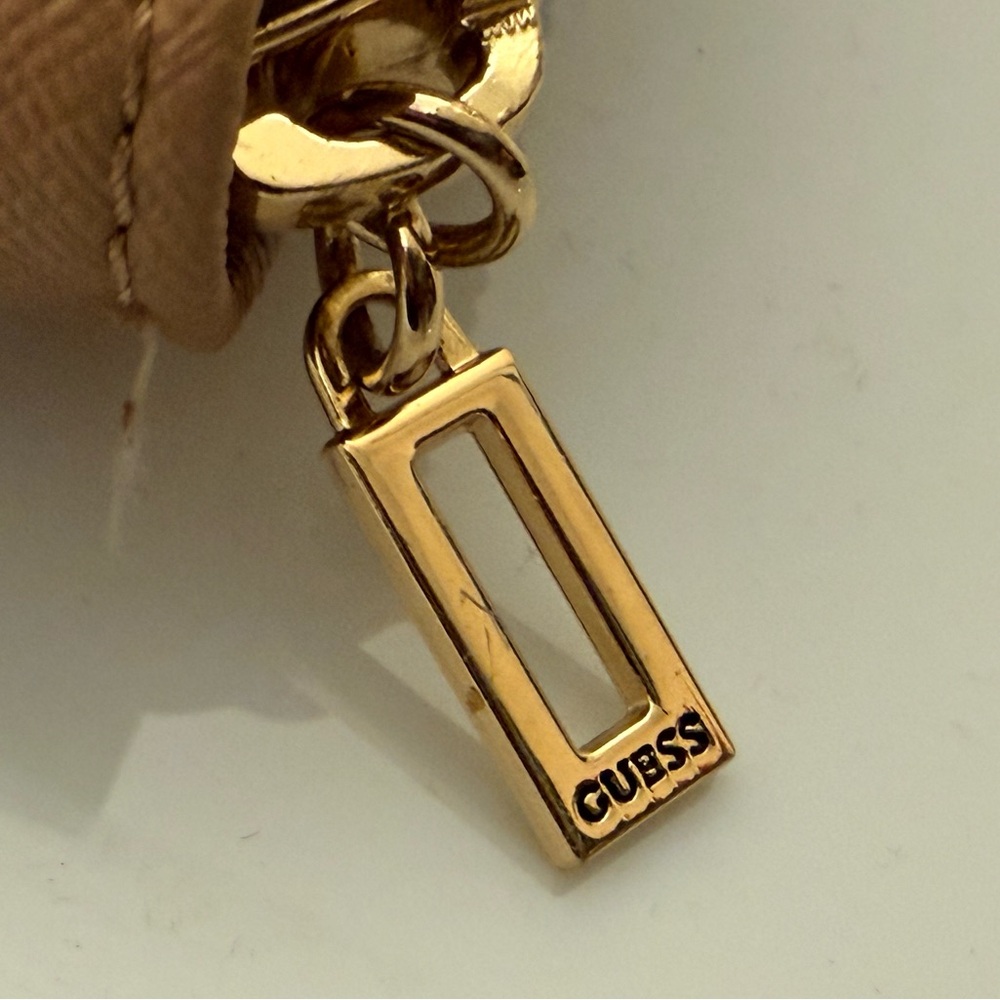 Guess Beige Wallet with Gold Accent - Picture 2 of 5